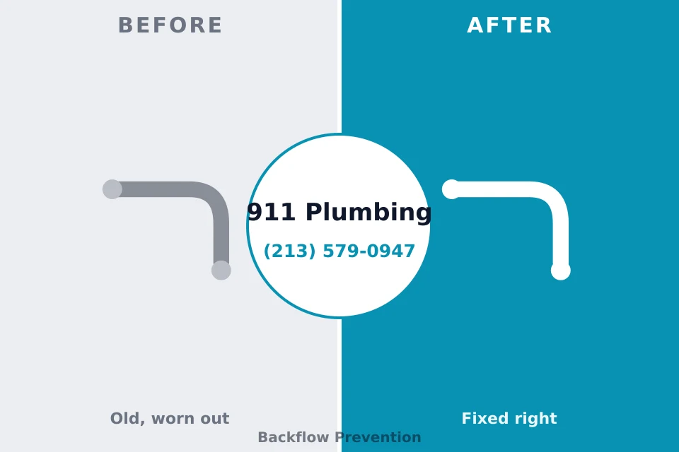 Before and after: plumbing repair Fairfax, MN
